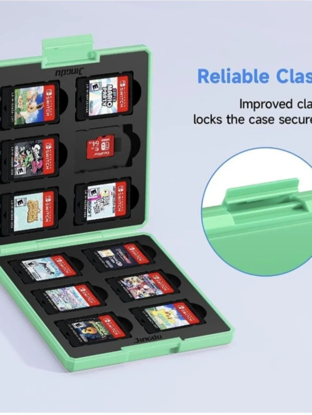 NS Animal Crossing Pattern Game Card Case